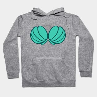 Mermaid seashells bra top shirt Hoodie